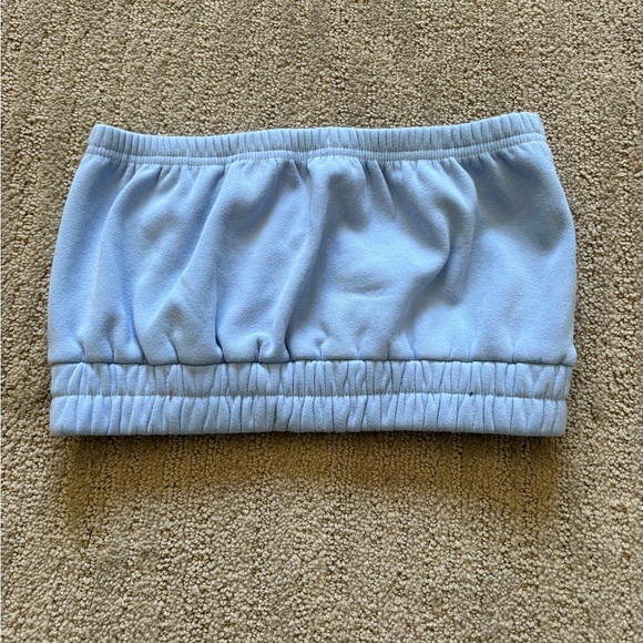 Hoaka Apparel Light Blue Crop Top - Picture 2 of 3